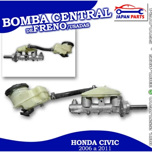 BOMBA
  CENTRAL DE FRENO PARA HONDA (2008)