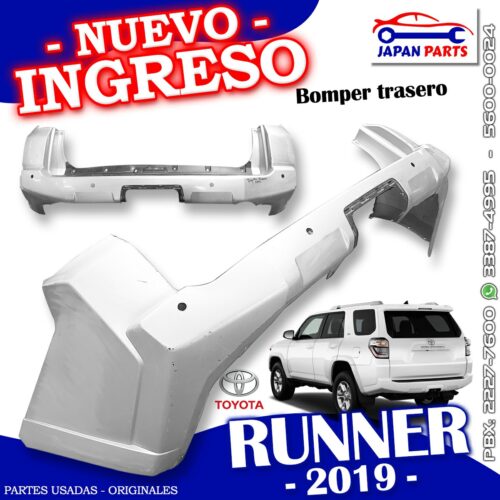 BOMPER TRASERO PARA TOYOTA (2019)