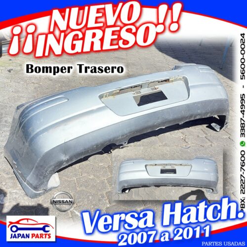 BOMPER TRASERO PARA NISSAN (2009)