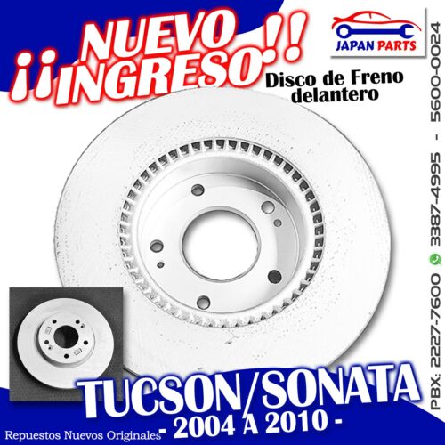 DISCO DE FRENO PARA HYUNDAI (2008)