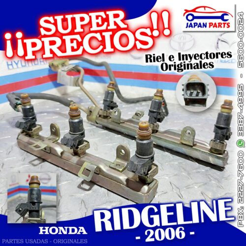 RIEL
  E INYECTORES PARA HONDA (2006)