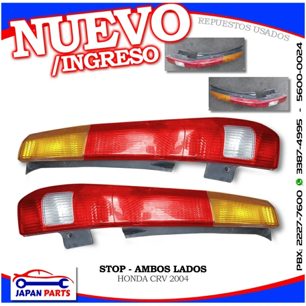 STOP L IZQUIERDO Y R DERECHO PARA
  HONDA (2004)