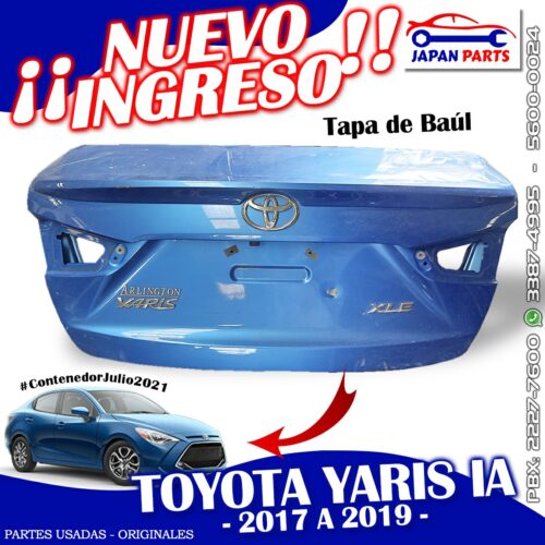 TAPA DE BAÚL PARA TOYOTA (2019)