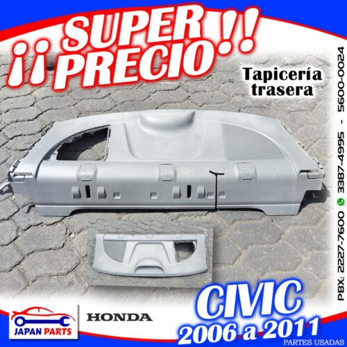 TAPICERÍA
  TRASERA PARA HONDA (2008)