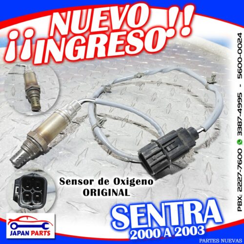 SENSOR
  DE OXIGENO PARA NISSAN (2002)